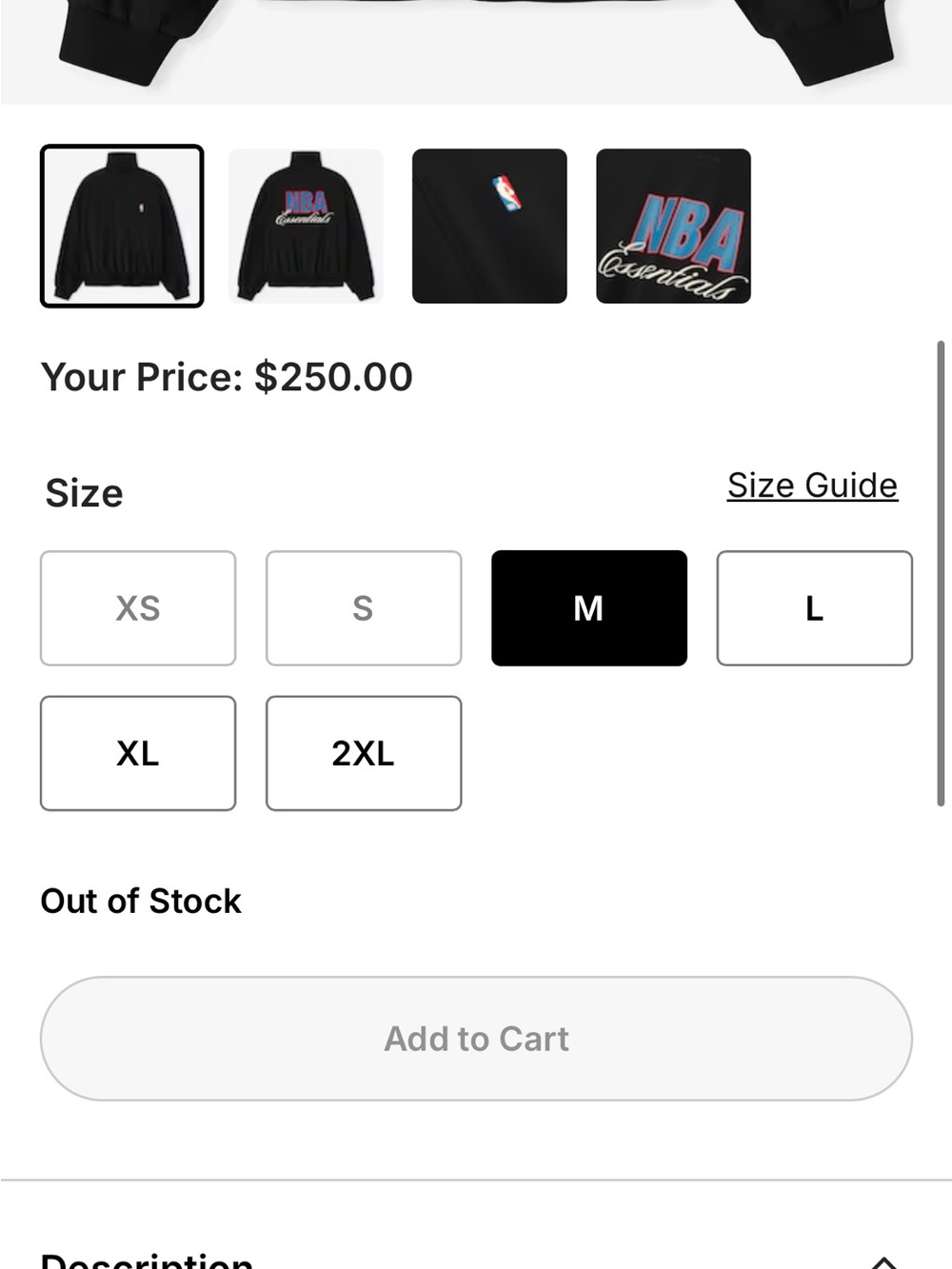 NBA essentials jacket - Picture 8 of 8